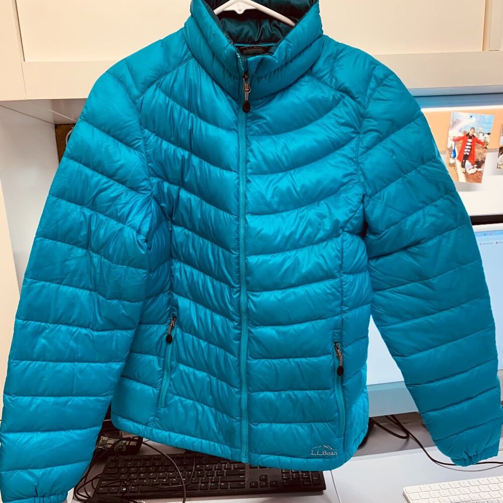 Turquoise LL.Bean coat